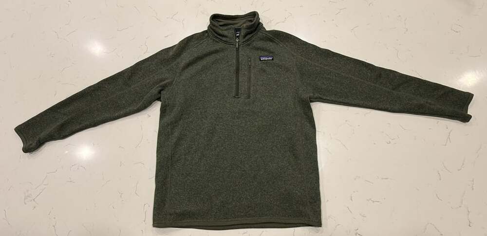 Patagonia Better Sweater 1/4 Zip Fleece Size M Green